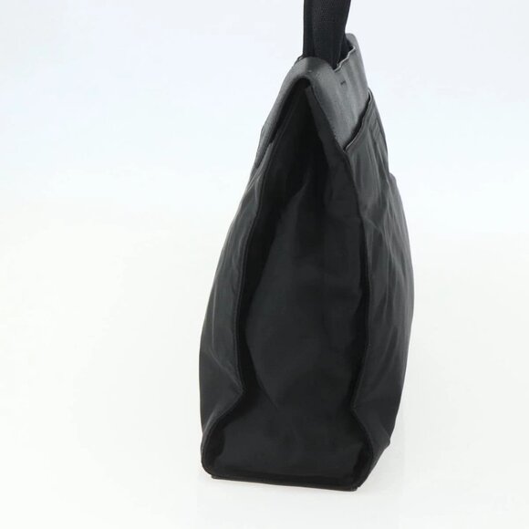 PRADA Tote Bag Nylon Black Silver Auth 151507 - Picture 4 of 16